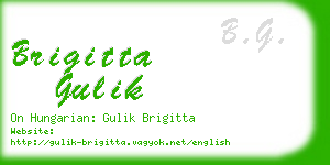 brigitta gulik business card